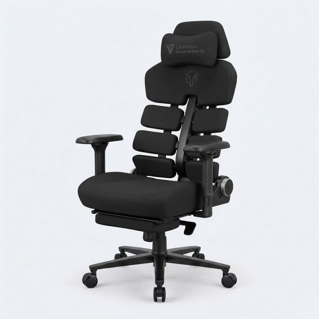 LiberNovo Maxis Airflow XL Bionic-Stuhl (Obsidian Black)