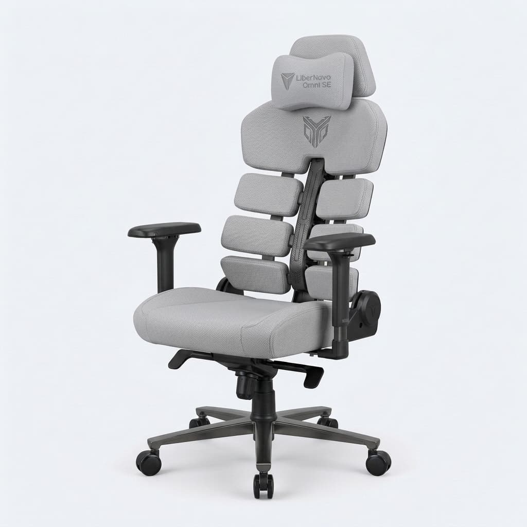 LiberNovo Omni SE Ergonomischer Gaming-Stuhl (Lunar Grey)